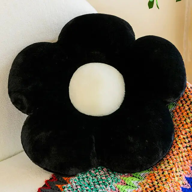 Flower Plush Pillow Cushion