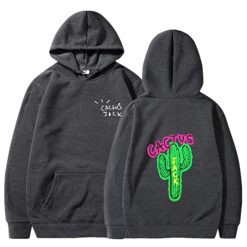 Hoodie Men Women Cactus Jack Cotton Sweatshirt Print Oversized Astroworld Pullover Hoody Hip Hop Travis Scott Top Brand Clothing